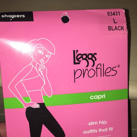 Last 2 Womens L’eggs Profiles Capri Shapers Large - Picture 2 of 5